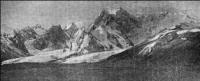 Komarov glacier and Kzyl-Asker peak. Photo by A. Letavet.
