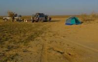 In the desert Moynkum.