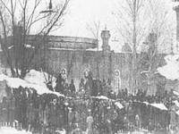 The former mosque - nowadays cultural center Zaysan district department of internal affairs (picture of 1920 - 1930).