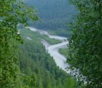 Bukhtarma river.