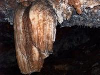 Stalactite cave Fairy tale.