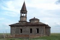 The old Tatar mosque in the village of Akkol. 2003.