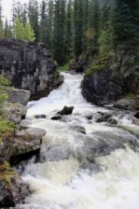 Водопад Язевый и его окрестности.