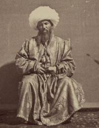 Kazy Kamalyatdin, Samarkand judge. Photos by Leon Borschevsky. Samarkand. 1894 years.