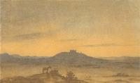 Т. Г. Шевченко. Дустанова могила. Акварель, V.1848.