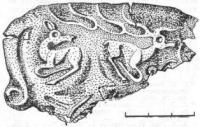 South Tagisken. Gold plaque from mound 45.
