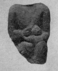 Terracotta figurines found on Koy-Krylgan-kala - Khorezm Madonna - nursing mother.