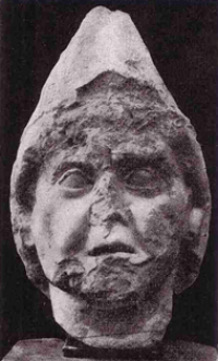The ancient settlement of Gyaur-kala. Sculpture of the IInd century. and. e.