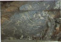 The petroglyphs of valley Moynak.