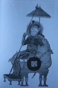 Амир Темур. Монгольская миниатюра. XVIII века.