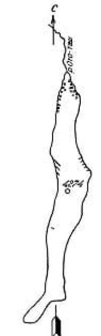 Ледник Д. И. Мушкетова. Масштаб 1 : 100000. Рисунок Н.Н. Пальгова.