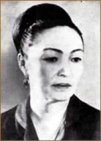 Actress Baken Kydykeeva (1923 - 1993).