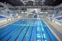 The Olympic water sports complex in Ashgabad.