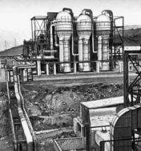 Sea water desalination plant in Krasnovodsk.