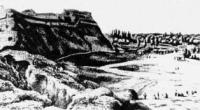 The original picture from which this print was made belonged to the Russian official, military explorer, and writer Alexander Konstantinovich Geins. The lithograph itself, titled "Chimkent: Citadel and City from the East," was produced at the "Becker & Co." lithography workshop and published in 1868 as an illustration for the famous book by Orientalist P. I. Pashino, “The Turkestan Region in 1866”.
