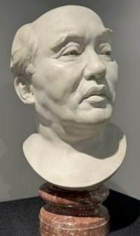Sculpture-portrait of the writer. E.V. Vuchetich. 1958