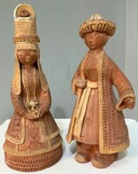 «Жених и невеста». Терракота. Гагине Мхитарян. 1962 год.
