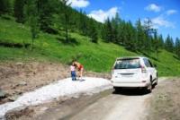 Roads in Kazakhstan Altay.