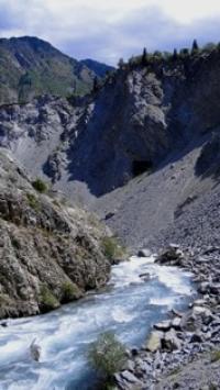Issyk river.