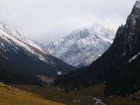Gorge is closed with glaciers and unapproachable tops.
