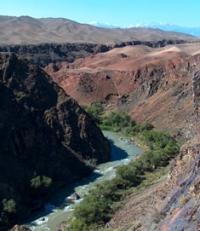 Rivers in Central Asia.