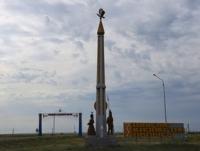 Monument to the military builders of the town.