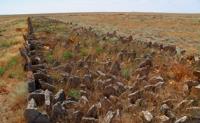 Ruins the fort New-Aleksandrovsky.