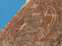 Buddhist deities on sanctuary Tamgaly-Tas.