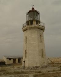 Sea lighthouse in Fort Shevchenko.
