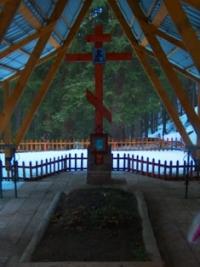 Monks' graves.