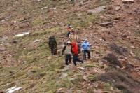 On descent from natural boundary Alpingrad.