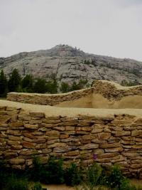 Ancient settlement Kent in Karkaraly park.