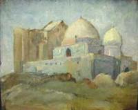 Figure Mausoleum in Turkestan, owned by M.E. Masson.