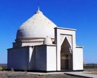 The mausoleum in which Auezov’s parents - Omarkhan and Nurzhamal.