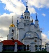 Voznesenskii temple in the town of Petropavlovsk.