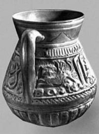 Ancient Merv. Painted vessel. IV - V c.c.