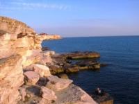 Мыс Меловый в окрестностях города Актау.