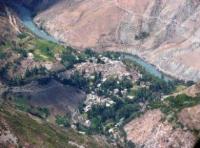 Village in Yagnob Valley in Zarafshan range.