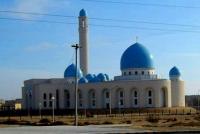 Town mosque in Aktau.