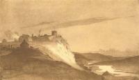 Т. Г. Шевченко. Форт Кара-Бутак. Сепия, V.1848.
