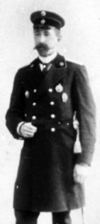 A.A. Silantyev in full uniform of an officer of the Forestry Corps, 1890.