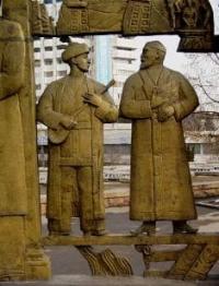 Fragment of the composition on Republic Square.