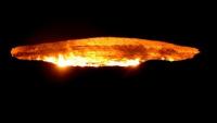 Gas crater Darvaza.