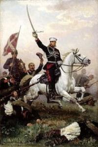 M.D, Skobelev on horseback.