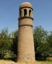Minaret of Khyzyr Paygambar. Photo of the 80 of the XX century.