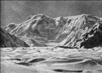 Pobeda Peak (7439 m). View from Zvezdochka glacier. Photo A.A. Letaveta.