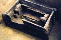 Archeological finds on the Berel barrow. The photo from the book "Ancient History of Kazakhstan".