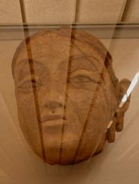 Fragments of a statue found at excavation Ajina-Teppe.