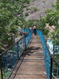 New bridge on Aksu Canyon.