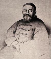 Верховный манап племени бугу – Буранбай. Карандаш. 1856 год.